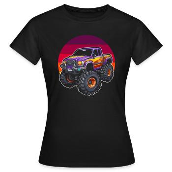 Monster Truck - T-shirt Femme - noir - Devant - AI Model Female 172 dark (172cm)