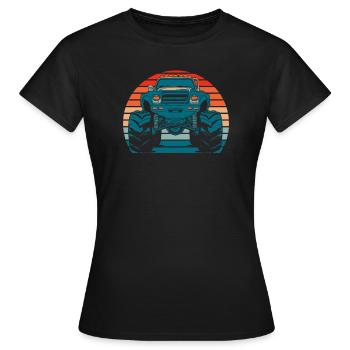 Monster Truck - T-shirt Femme - noir - Devant - AI Model Female 172 dark (172cm)