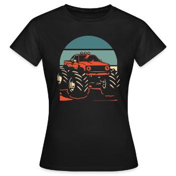 Monster Truck - T-shirt Femme - noir - Devant - AI Model Female 172 dark (172cm)