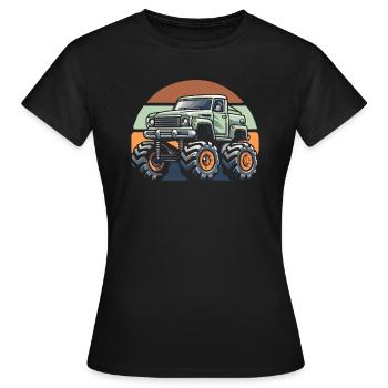 Monster Truck - T-shirt Femme - noir - Devant - AI Model Female 172 dark (172cm)