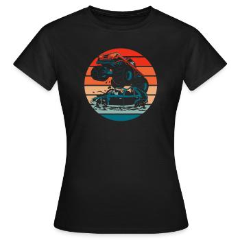 Monster Truck - T-shirt Femme - noir - Devant - AI Model Female 172 dark (172cm)