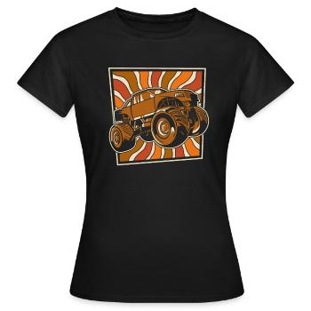 Monster Truck - T-shirt Femme - noir - Devant - AI Model Female 172 dark (172cm)