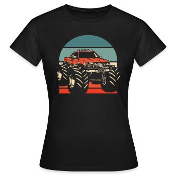 Monster Truck - T-shirt Femme - noir - Devant - AI Model Female 172 dark (172cm)