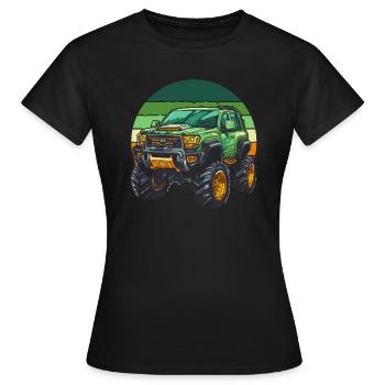 Monster Truck - T-shirt Femme - noir - Devant - AI Model Female 172 dark (172cm)