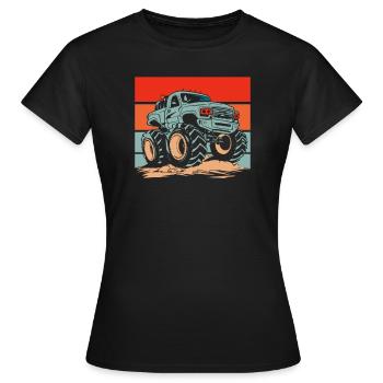 Monster Truck - T-shirt Femme - noir - Devant - AI Model Female 172 dark (172cm)