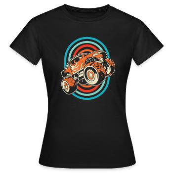Monster Truck - T-shirt Femme - noir - Devant - AI Model Female 172 dark (172cm)