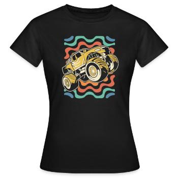 Monster Truck - T-shirt Femme - noir - Devant - AI Model Female 172 dark (172cm)