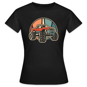 Monster Truck - T-shirt Femme - noir - Devant - AI Model Female 172 dark (172cm)