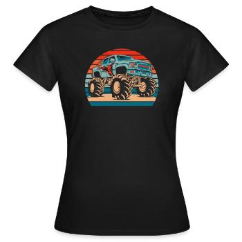 Monster Truck - T-shirt Femme - noir - Devant - AI Model Female 172 dark (172cm)