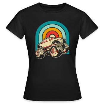 Monster Truck - T-shirt Femme - noir - Devant - AI Model Female 172 dark (172cm)
