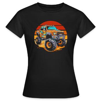 Monster Truck - T-shirt Femme - noir - Devant - AI Model Female 172 dark (172cm)