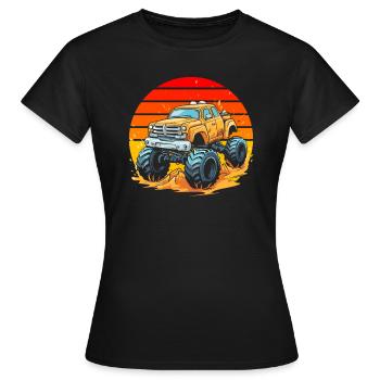 Monster Truck - T-shirt Femme - noir - Devant - AI Model Female 172 dark (172cm)