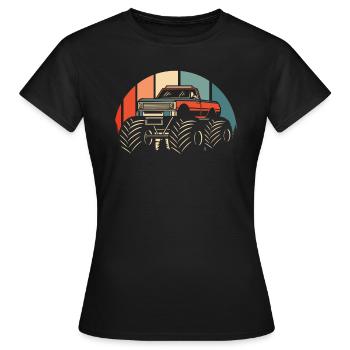 Monster Truck - T-shirt Femme - noir - Devant - AI Model Female 172 dark (172cm)