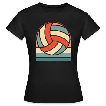 Volleyball Volleyballer - Frauen T-Shirt - Schwarz - Vorne - AI Model Female 172 dark (172cm)