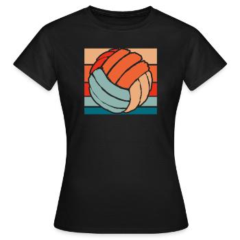 Volleyball Volleyballer - Frauen T-Shirt - Schwarz - Vorne - AI Model Female 172 dark (172cm)