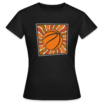 Basketball Basketballer - Frauen T-Shirt - Schwarz - Vorne - AI Model Female 172 dark (172cm)