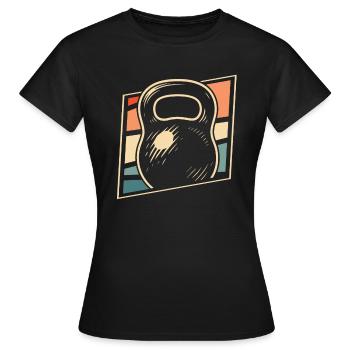 Fitness - Women's T-Shirt - black - Front - AI Model Female 172 dark (172cm)
