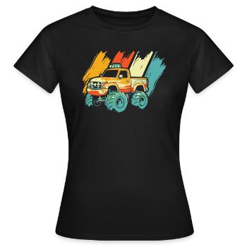 Monster Truck - T-shirt Femme - noir - Devant - AI Model Female 172 dark (172cm)