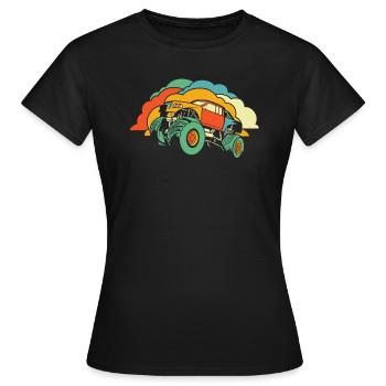 Monster Truck - T-shirt Femme - noir - Devant - AI Model Female 172 dark (172cm)