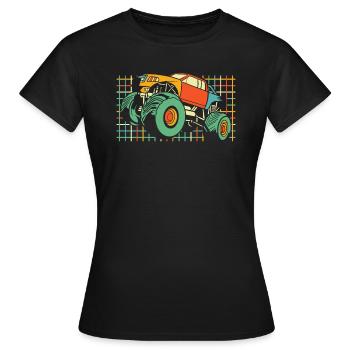 Monster Truck - T-shirt Femme - noir - Devant - AI Model Female 172 dark (172cm)
