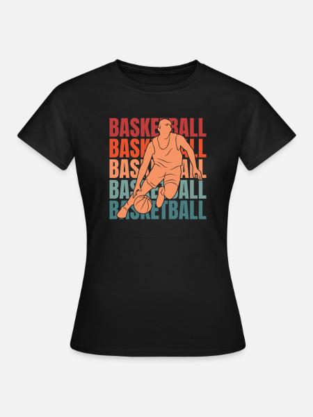 Basketball Basketballer - Frauen T-Shirt - Schwarz