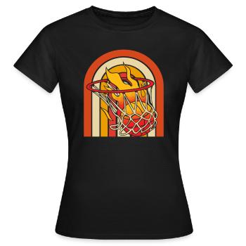 Basketball Basketballer - Frauen T-Shirt - Schwarz - Vorne - AI Model Female 172 dark (172cm)