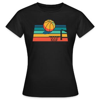 Basketball Basketballer - Frauen T-Shirt - Schwarz - Vorne - AI Model Female 172 dark (172cm)
