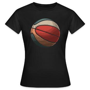Basketball Basketballer - Frauen T-Shirt - Schwarz - Vorne - AI Model Female 172 dark (172cm)