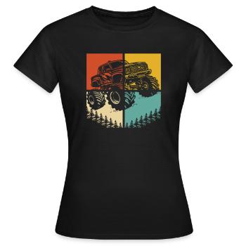 Monster Truck - T-shirt Femme - noir - Devant - AI Model Female 172 dark (172cm)