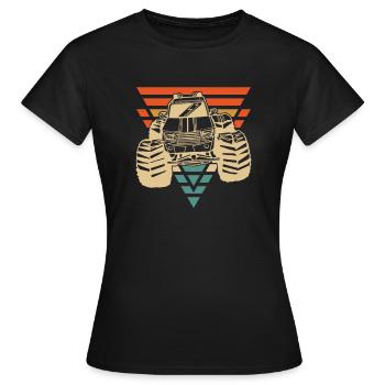 Monster Truck - T-shirt Femme - noir - Devant - AI Model Female 172 dark (172cm)