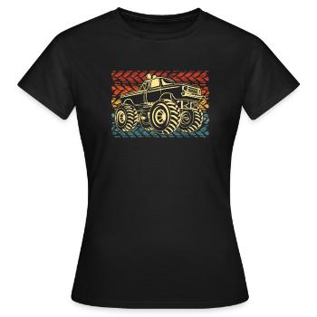 Monster Truck - T-shirt Femme - noir - Devant - AI Model Female 172 dark (172cm)