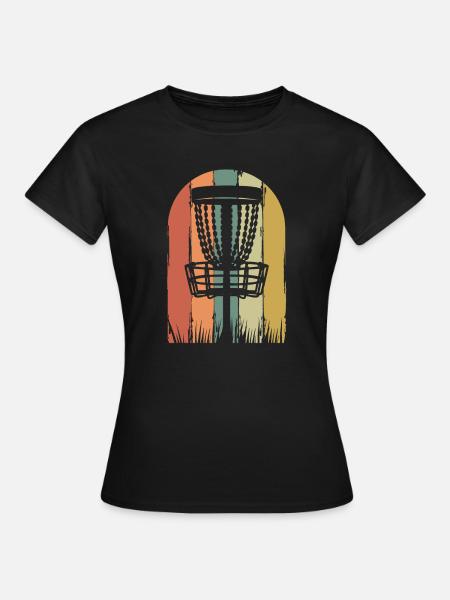 Frisbee Golf Disc Golf - Frauen T-Shirt - Schwarz