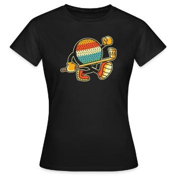 Golf Golfeurs Golfeurs - T-shirt Femme - noir - Devant - AI Model Female 172 dark (172cm)