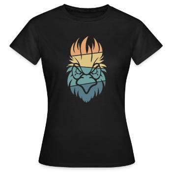 Huhn Henne - Frauen T-Shirt - Schwarz - Vorne - AI Model Female 172 dark (172cm)