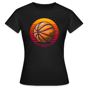 Basketball Basketballer - Frauen T-Shirt - Schwarz - Vorne - AI Model Female 172 dark (172cm)
