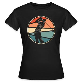 Golf Golfeurs Golfeurs - T-shirt Femme - noir - Devant - AI Model Female 172 dark (172cm)