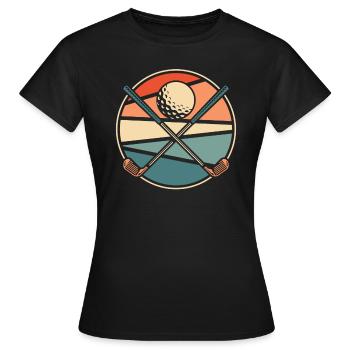 Golf Golfeurs Golfeurs - T-shirt Femme - noir - Devant - AI Model Female 172 dark (172cm)