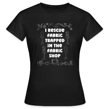 Machine à coudre Machine à coudre - T-shirt Femme - noir - Devant - AI Model Female 172 dark (172cm)