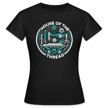 Machine à coudre Machine à coudre - T-shirt Femme - noir - Devant - AI Model Female 172 dark (172cm)