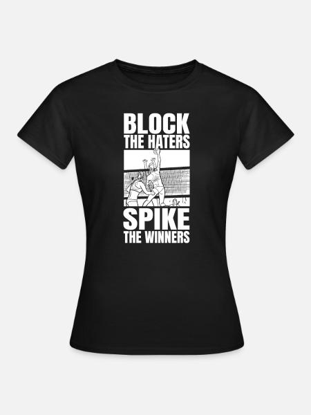 Volleyball Volleyballer - Frauen T-Shirt - Schwarz