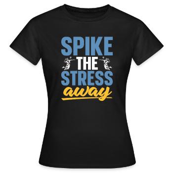 Volley-ball Volley-ball - T-shirt Femme - noir - Devant - AI Model Female 172 dark (172cm)
