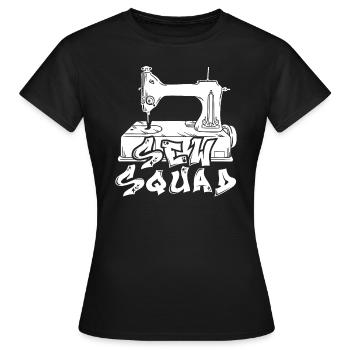 Machine à coudre Machine à coudre - T-shirt Femme - noir - Devant - AI Model Female 172 dark (172cm)