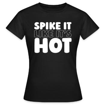 Volley-ball Volley-ball - T-shirt Femme - noir - Devant - AI Model Female 172 dark (172cm)