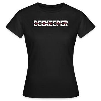 Battement de cœur de l’électrocardiogramme de l’apiculteur - T-shirt Femme - noir - Devant - AI Model Female 172 dark (172cm)