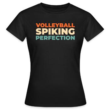 Volley-ball Volley-ball - T-shirt Femme - noir - Devant - AI Model Female 172 dark (172cm)