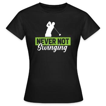 Golf Golfeurs Golfeurs - T-shirt Femme - noir - Devant - AI Model Female 172 dark (172cm)