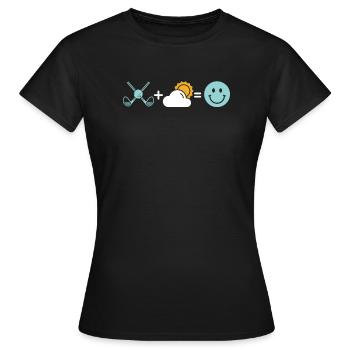 Golf Golfeurs Golfeurs - T-shirt Femme - noir - Devant - AI Model Female 172 dark (172cm)