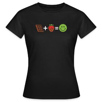 Chocolate Chocolate - Women's T-Shirt - black - Front - AI Model Female 172 dark (172cm)
