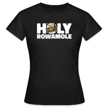 Aviron Avocat Holy Rowamole - T-shirt Femme - noir - Devant - AI Model Female 172 dark (172cm)