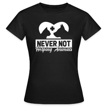 Vétérinaire Vétérinaire - T-shirt Femme - noir - Devant - AI Model Female 172 dark (172cm)
